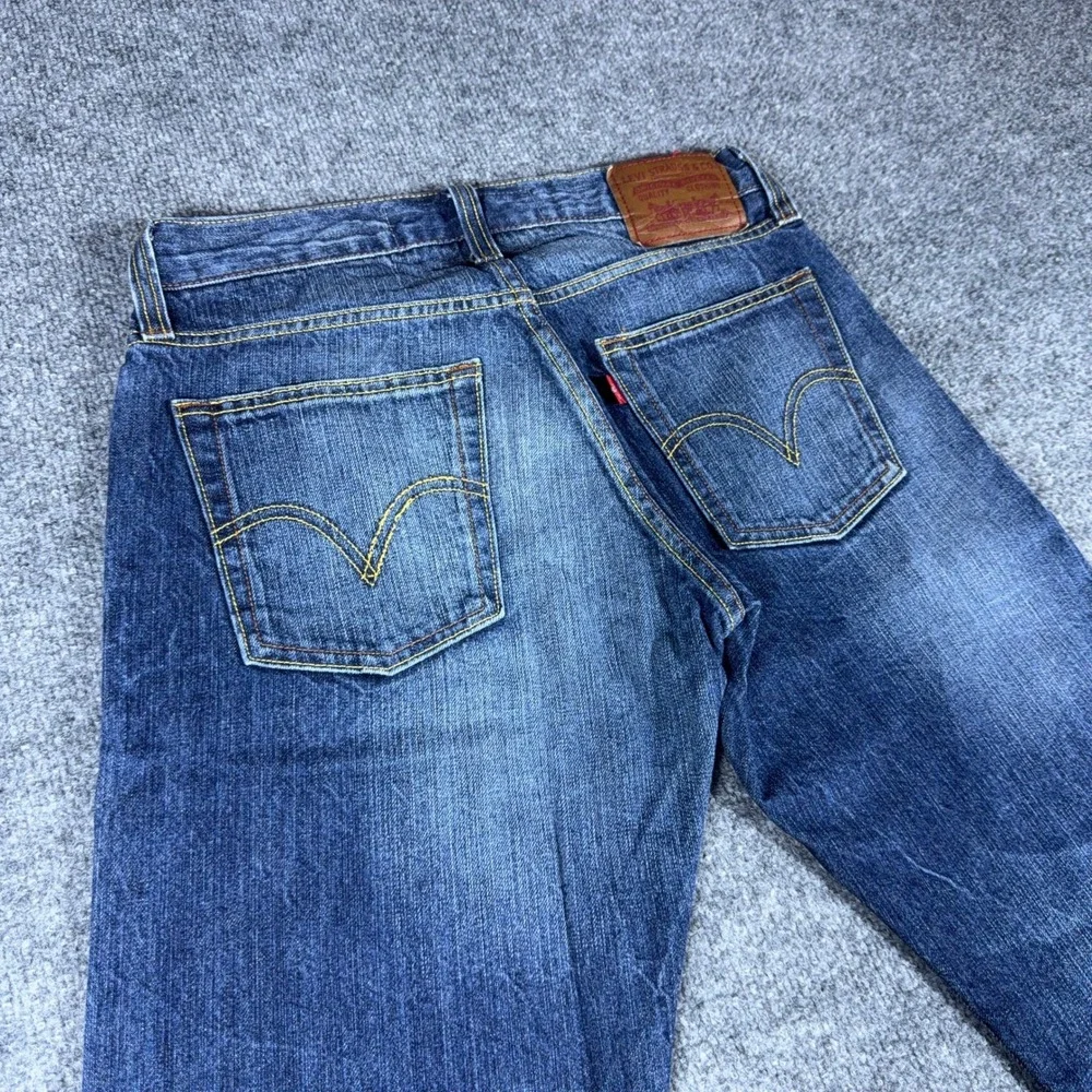 Levis 514 Slim Straight Jeans Mens Medium Wash Blue Denim Pants 4102